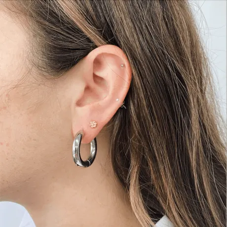 Horace Jewelry - Thick hoop earrings Syla