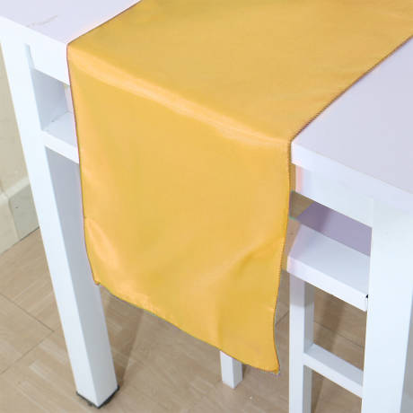 PiccoCasa- Satin Table Runner Dresser Banquet Decoration Cover 12 x 108 Inch