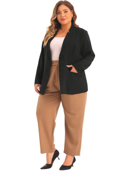 Agnes Orinda - Business Suit Button Blazer Jacket