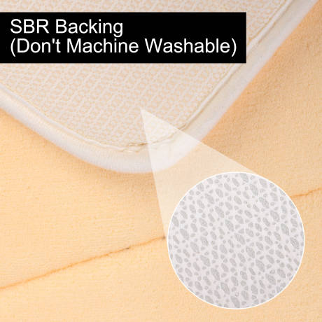 PiccoCasa- Memory Foam Soft and Absorbent Bath Rug Mat 32" x 20"