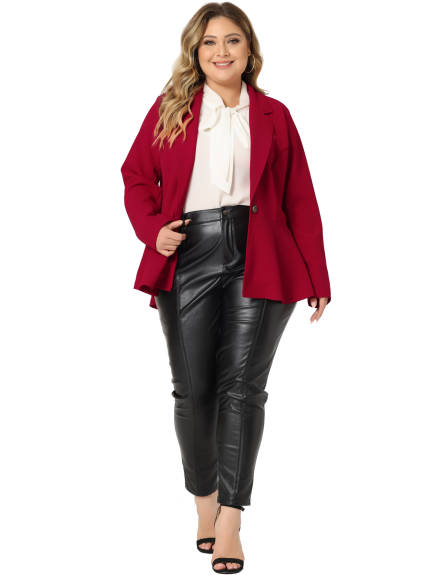 Agnes Orinda - Modern Fit Workwear Fashion Peplum Tunic Blazers