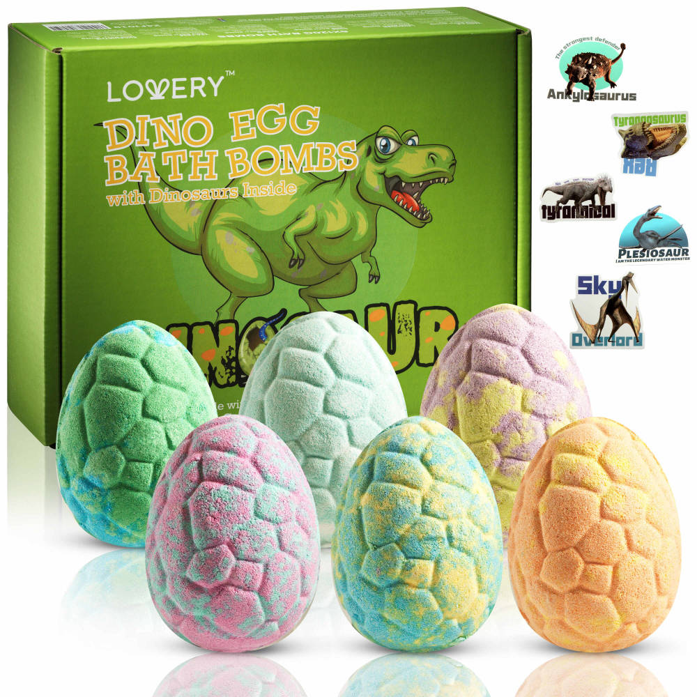 12Pc. Dinosaur Bath Bombs Gift Set, 6 Bath Bomb Toys with Surprises inside Penningtons