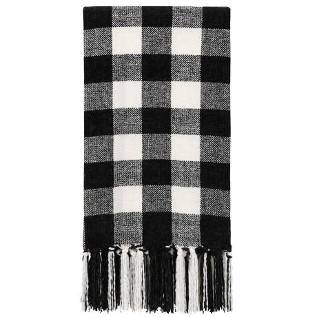 PiccoCasa- Velvety Chenille Lightweight Blankets with Fringe Tassel Throw Size
