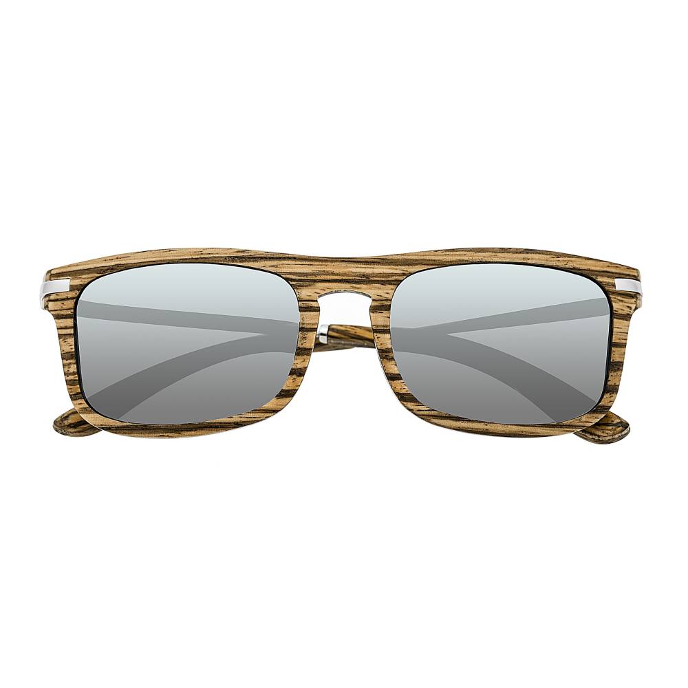 Earth Wood Lunettes de soleil polarisees Queensland Marron Bleu Penningtons