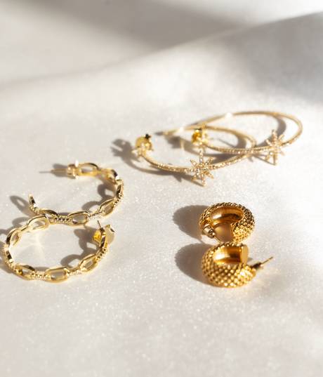 Jewels By Sunaina - CIARA Cercles Boucles d'oreilles