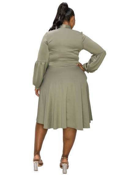 Bekah Flare Pocket Dress - L I V D