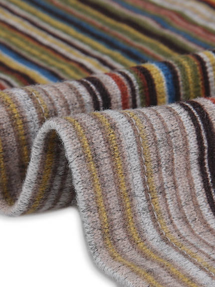Agnes Orinda - Striped Boho Long Sleeve Polyester Causal Cardigan
