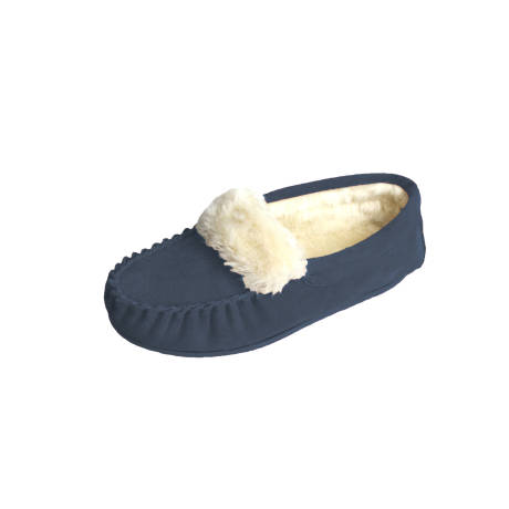 Eastern Counties Leather - Womens/Ladies Zoe Plush Lined Moccasins
