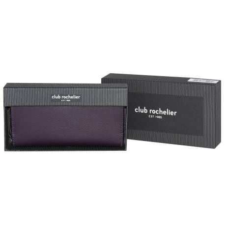 Club Rochelier Ladies' Zip Around Clutch Wallet with Tab