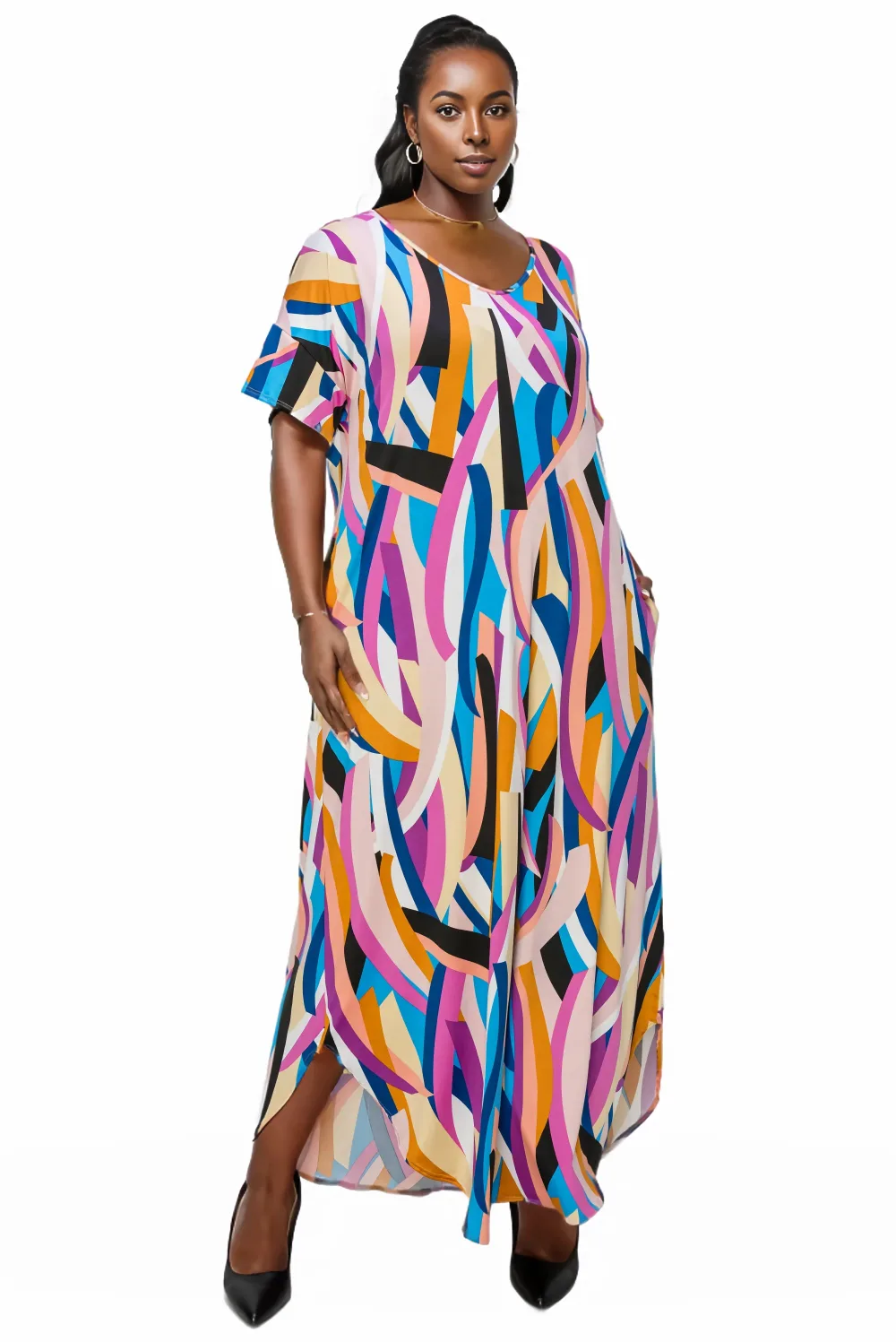 Robe longue avec poche hotsell