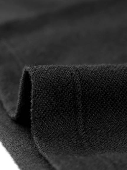 Agnes Orinda - Stripe Splicing Open Front Knit Long Cardigan