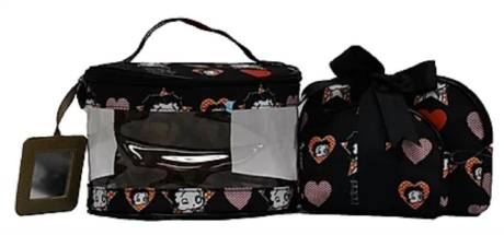 Betty Boop - Women's Makeup Bag 3 Pieces Set