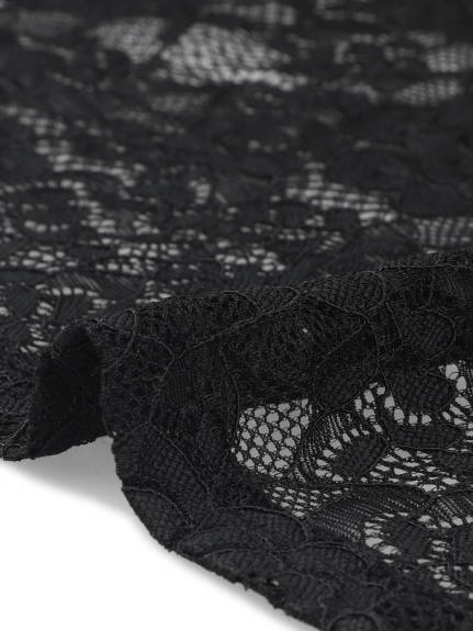 Agnes Orinda - 3/4 Sleeve Sheer Crochet Cardigans