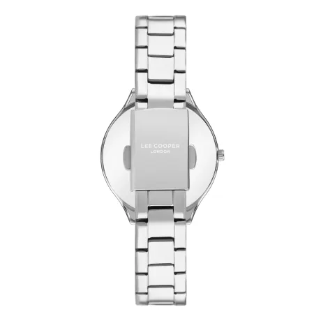LEE COOPER-Women's Gold 34mm  watch w/Silver Dial