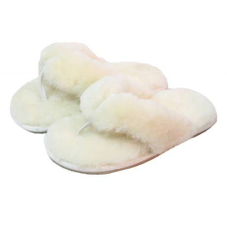 Eastern Counties Leather - Womens/Ladies Sheepskin Flip Flops