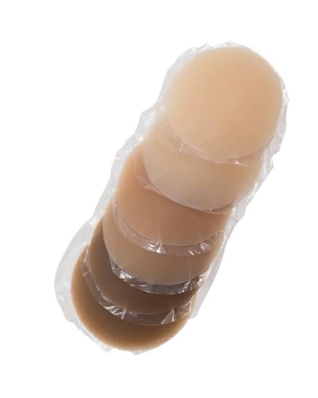 Stickies ronds réutilisables pour mamelons, couvertures adhésives invisibles - Naked Rebellion