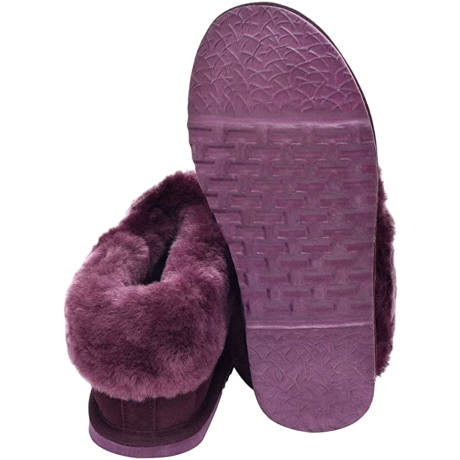 Eastern Counties Leather - Womens/Ladies Sheepskin Lined Slipper Boots