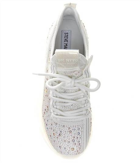 Maxima-P Pearl Embellished Chunky Platform Retro Sneakers