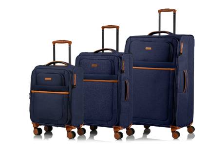 CHAMPS - Classic II Collection 3 Piece Soft-Side Luggage Set