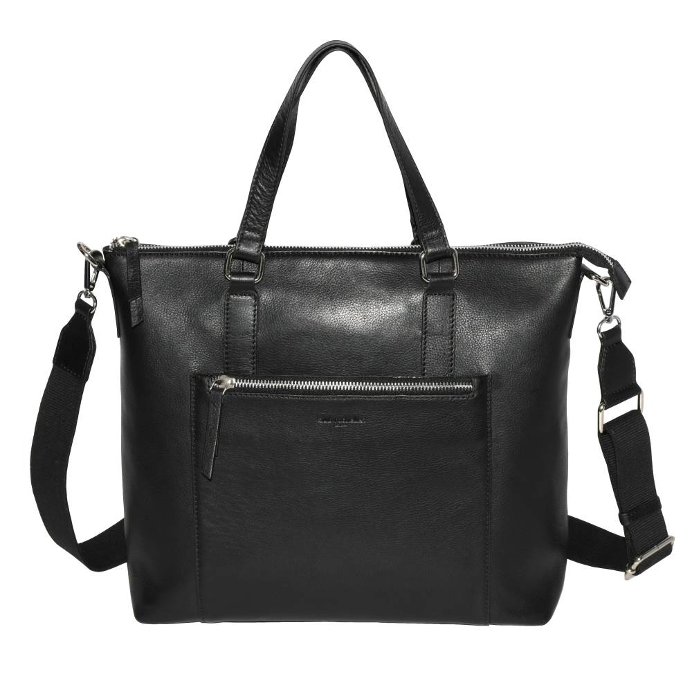 Club Rochelier Large Leather Crossbody Business Tote - Penningtons