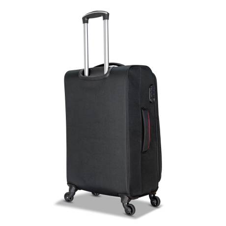 Club Rochelier 3 Piece SET Soft Side Luggage with Contrast Piped Trim