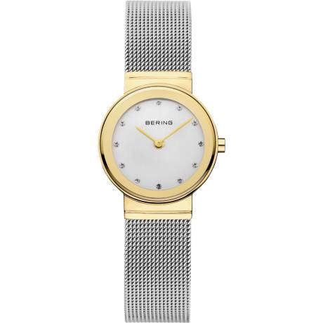 BERING - 26mm Ladies Classic Stainless Steel Watch In Yellow Gold/Silver