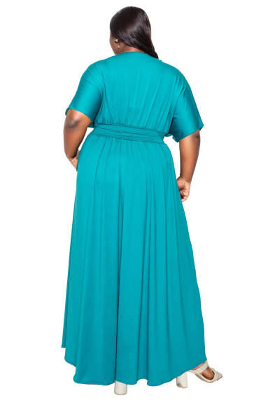 Raffi Pocket Empire Waist Maxi Dress - L I V D