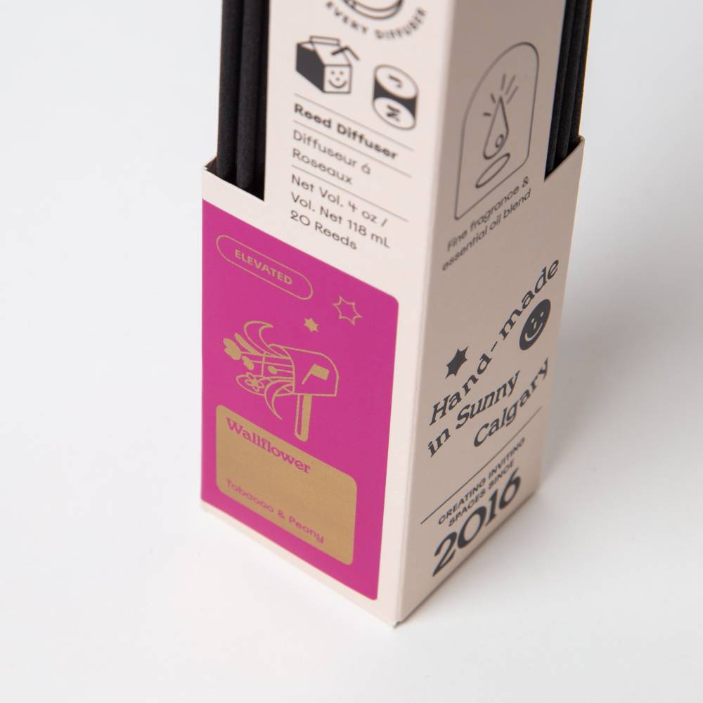 Milk Jar Wallflower Reed Diffuser Tobacco & Peony 4oz Penningtons