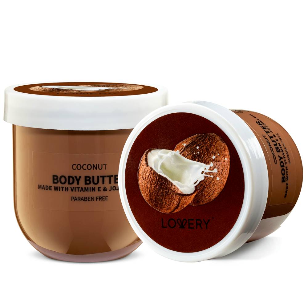 Lovery coconut body butter crème pour le corps au beurre de karité