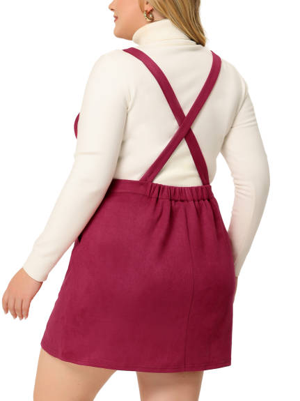 Agnes Orinda - High Waist A-Line Suspender Dress