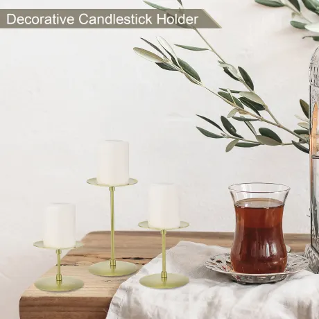 Cheibear- Candelabra Candle Holders Table Decor 2 Set