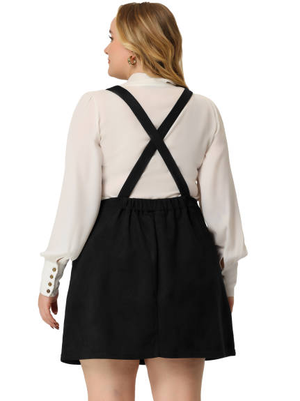 Agnes Orinda - High Waist A-Line Suspender Dress