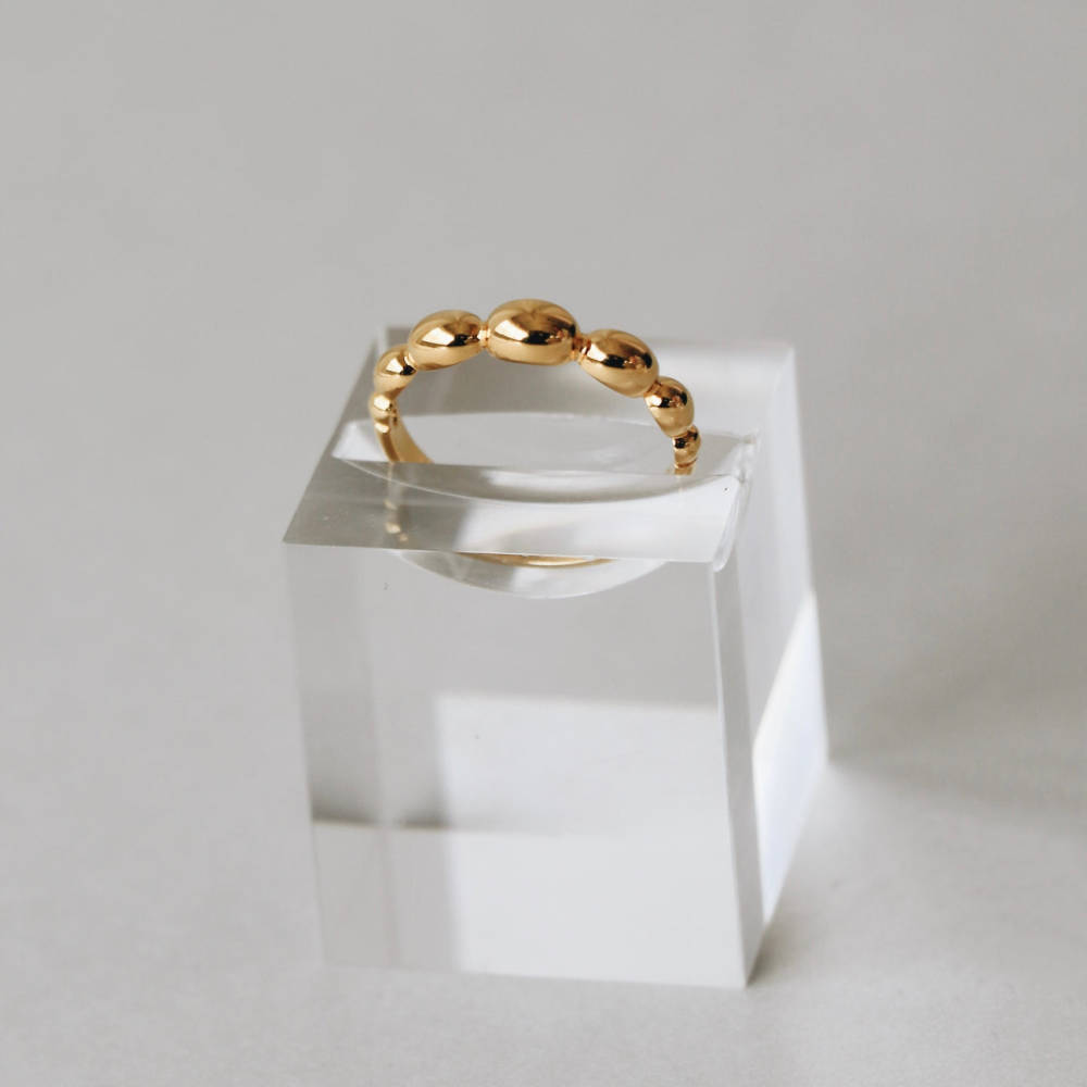 Horace Jewelry - Bubbly effect ring in 18K Gold