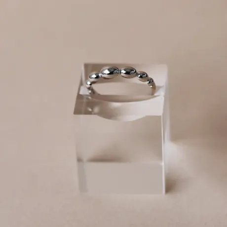 Horace Jewelry - Bubbly effect ring in sterling silver .925