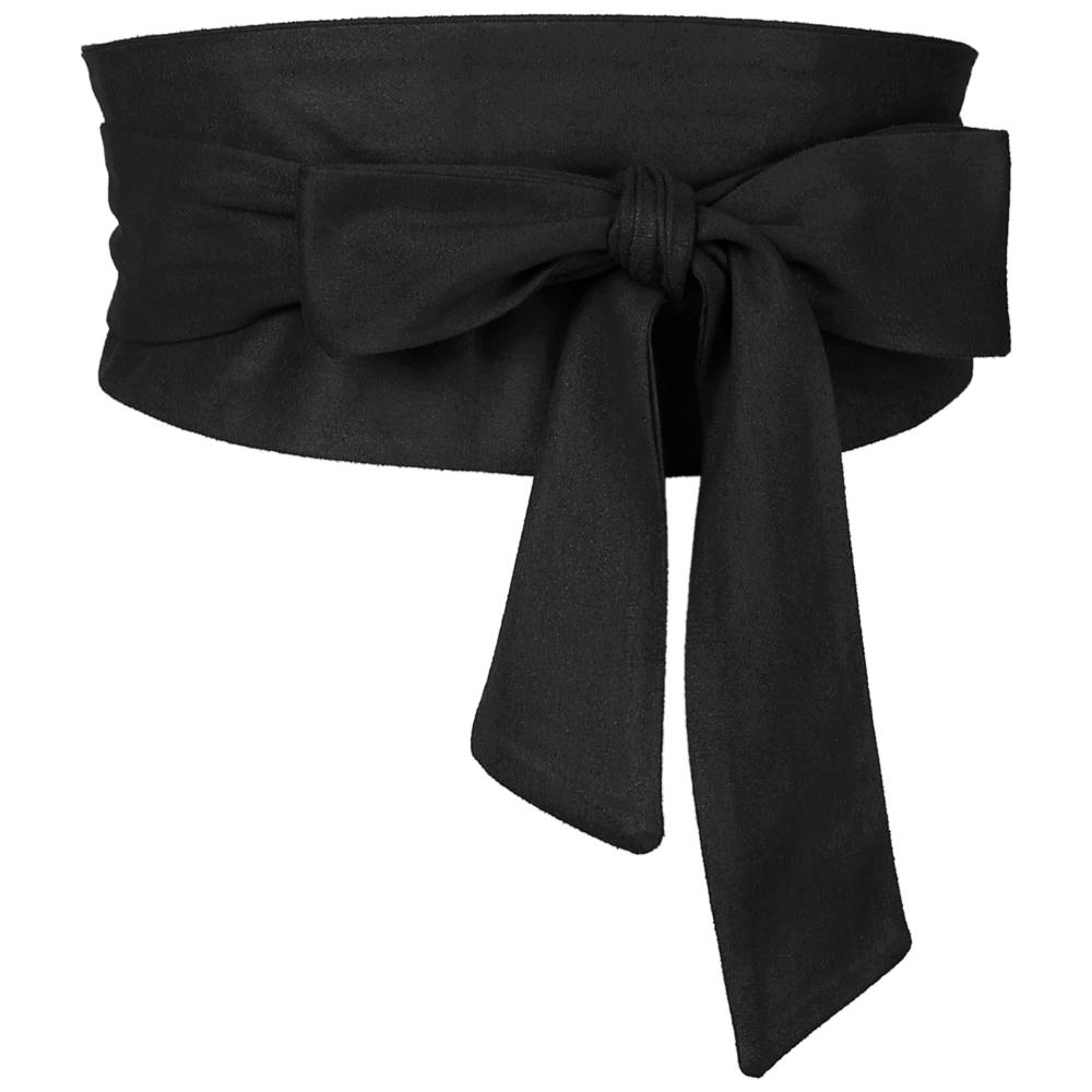 Allegra K Obi Belt Bowknot Self Tie Wrap Wide Sash Waistband Penningtons