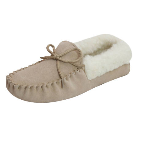 Eastern Counties Leather - Womens/Ladies Soft Sole Sheepskin Moccasins