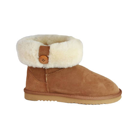 Eastern Counties Leather - Womens/Ladies Freya Cuff And Button Sheepskin Boots
