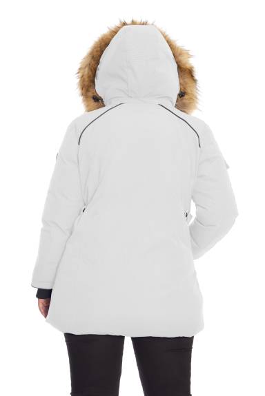Alpine North - GLACIER PLUS | Veste d’hiver type parka femme recyclée duvet végan taille large