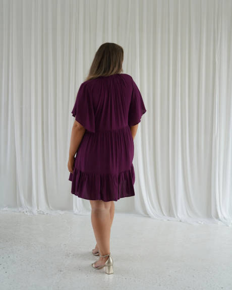 Jamie Short Sleeve Plus Size Play Dress