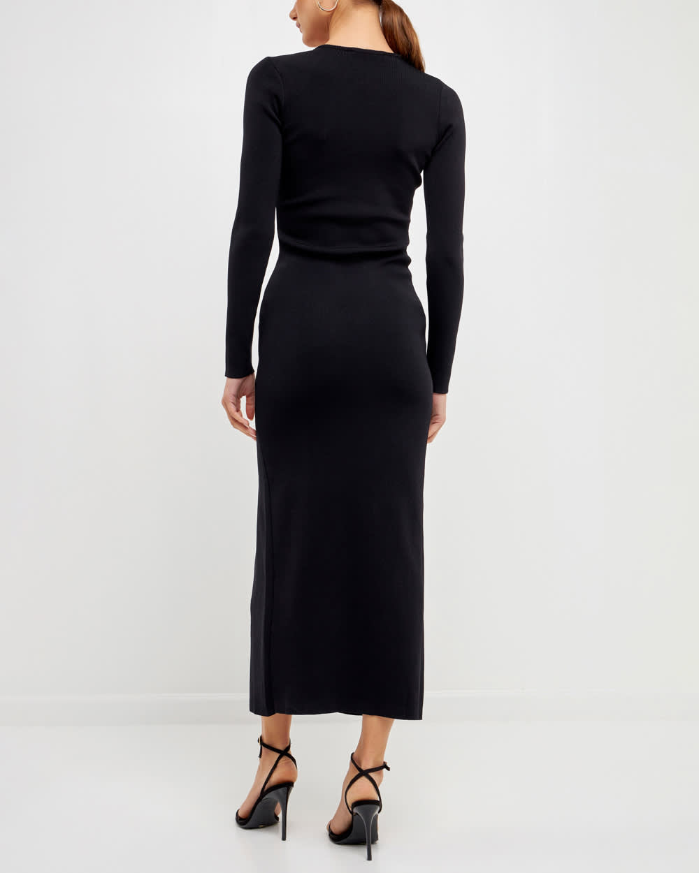 endless rose Cut Out Long Sleeve Maxi Penningtons