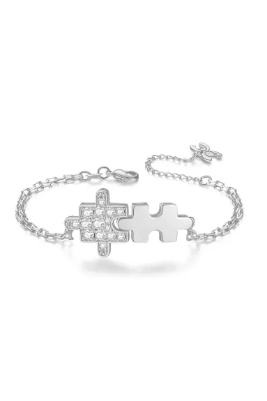 Classicharms-Jigsaw Puzzle Bracelet