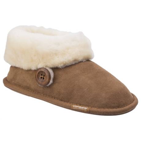 Cotswold - Womens/Ladies Wotton Sheepskin Soft Leather Booties