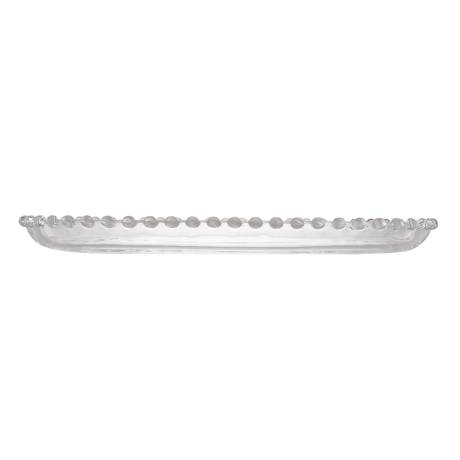 Pearl Collection Crystal Oval Serving Platter 30x15x2cm