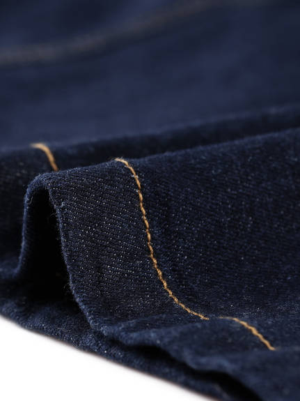 Agnes Orinda - Robe salopette en jean avec poches