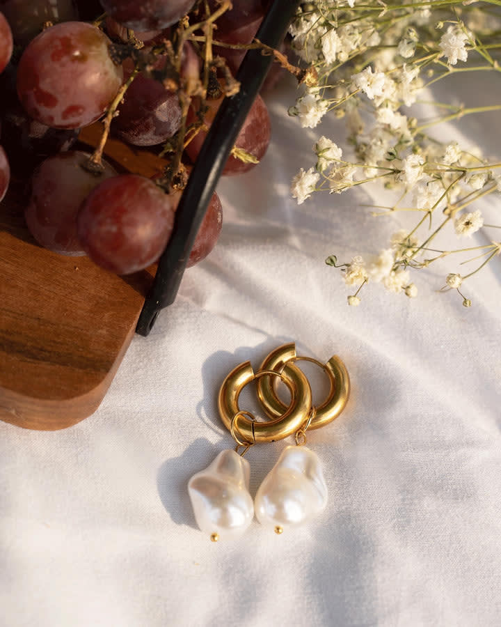 Jewels By Sunaina - ELIZEY Pearl Earrings