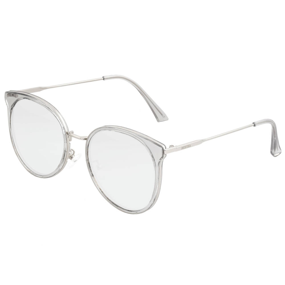Bertha - Brielle Polarized Sunglasses - Clear/Clear