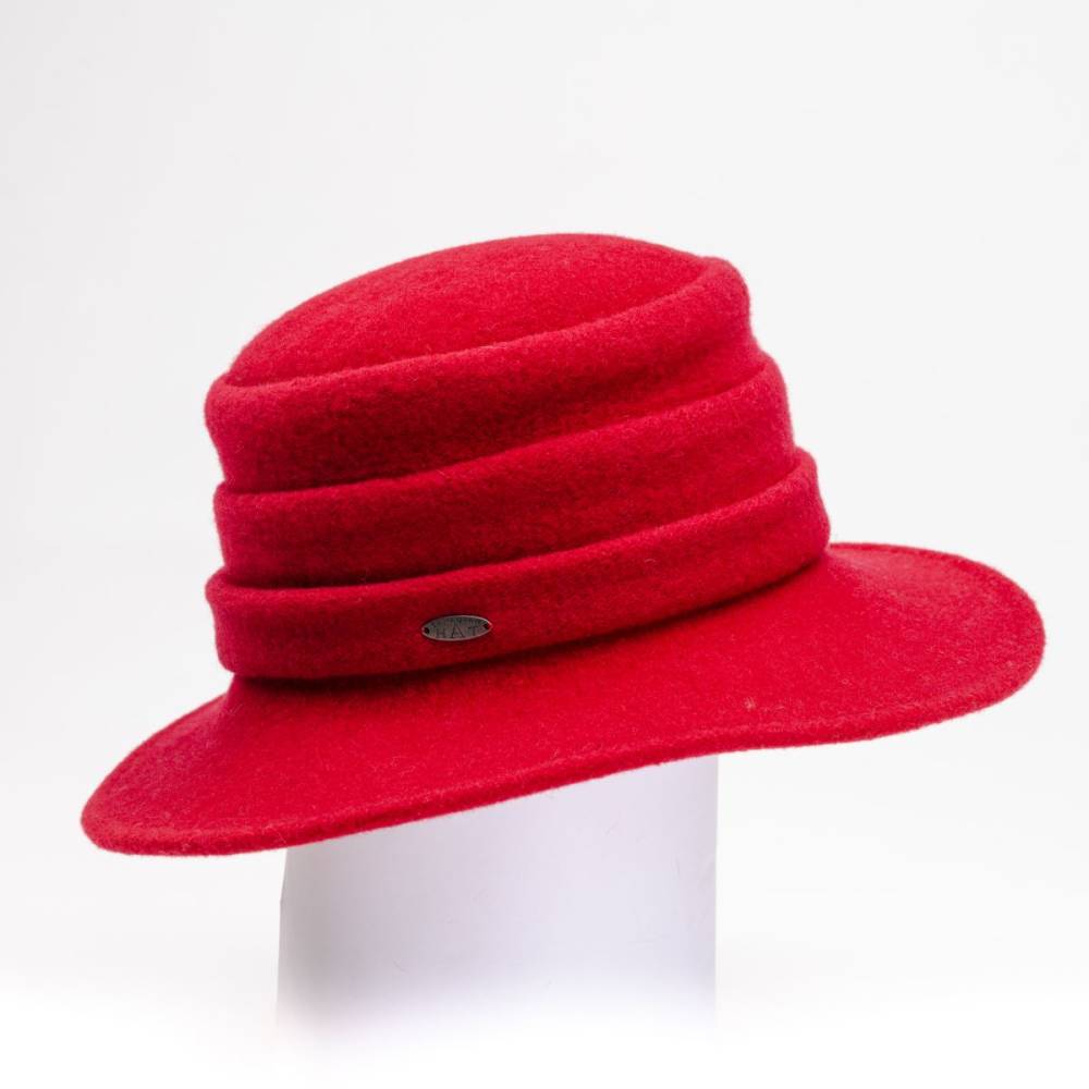 Canadian Hat 1918 - Carmel - Large Brim Soft Cloche