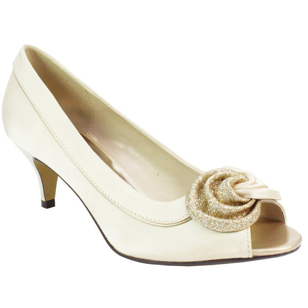 Lunar - Womens/Ladies Ripley Satin Court Shoes