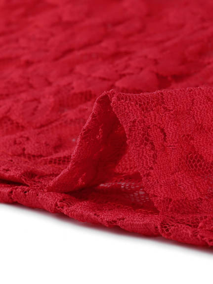 Agnes Orinda - 3/4 Sleeve Sheer Crochet Cardigans