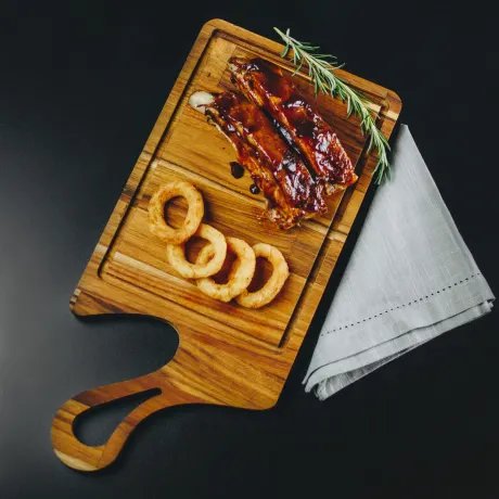 Teca Collection Wooden Cutting Board 45x21cm